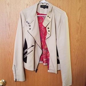 XL faux leather jacket